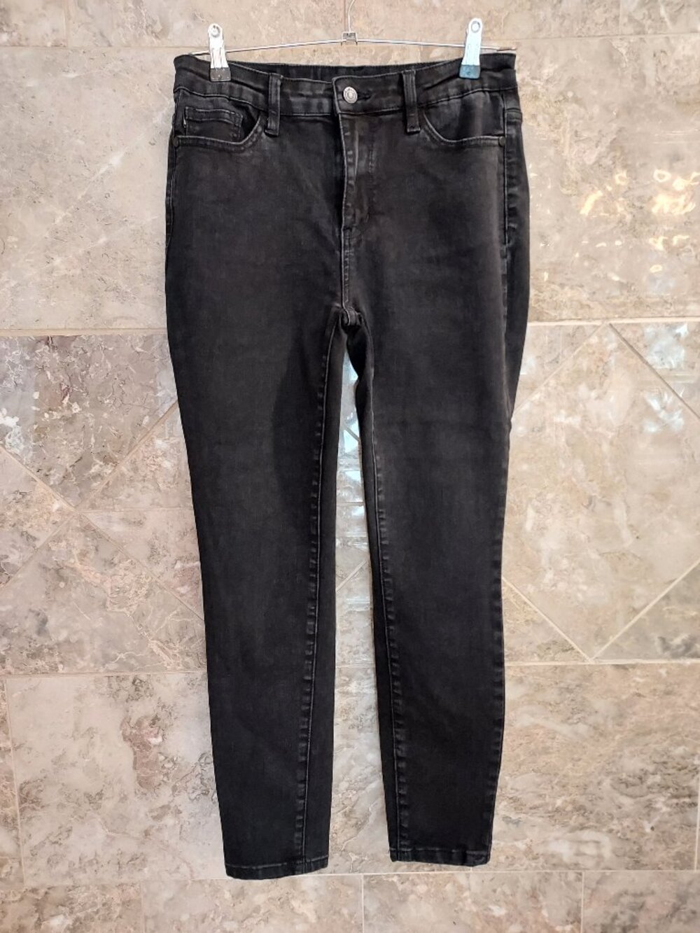 Judy Blue Mid-to-High-Rise Skinny Fit Jeans Black Size 9/29 #JB88309